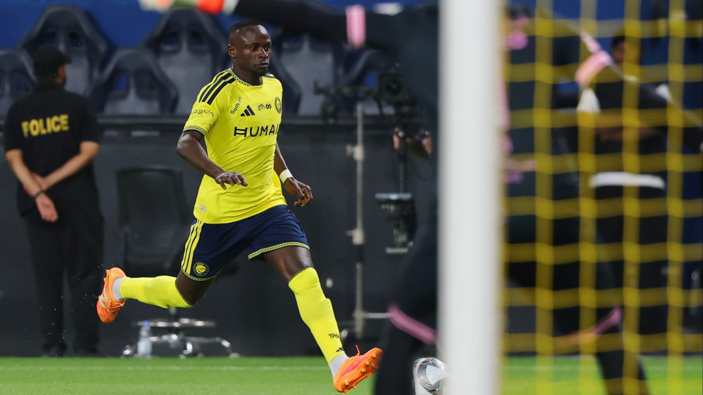 Sadio Mane dalam laga Al Nassr vs Al Kholood di Liga Pro Saudi 2026/2027, Jumat (30/10/2026).