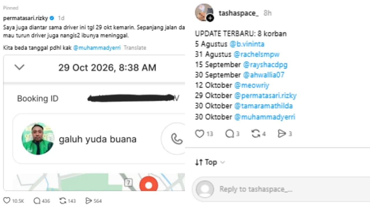 Korban driver Grab yang pura-pura mengaku ibunya meninggal dunia demi mendapat belas kasihan penumpang