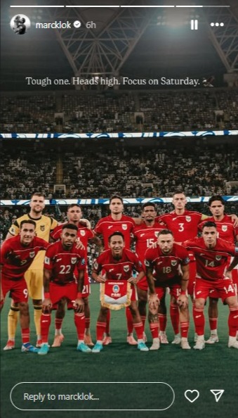 Dirujak Fans Garuda, Marc Klok Akhirnya Bereaksi Usai Timnas Indonesia Kalah 2-3 dari Arab Saudi di Kualifikasi Piala Dunia 2026: Laga yang Berat
            - galeri foto