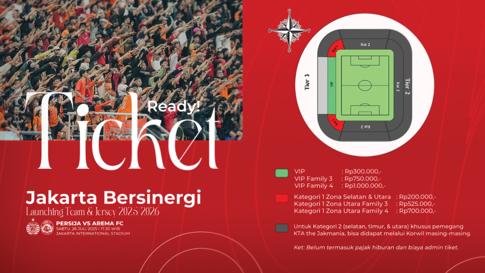 The Jakmania Segera Merapat! Persija Jakarta Siap Gelar Launching Team untuk Super League 2025/2026: Rilis Jersi hingga Pemain Baru
            - galeri foto