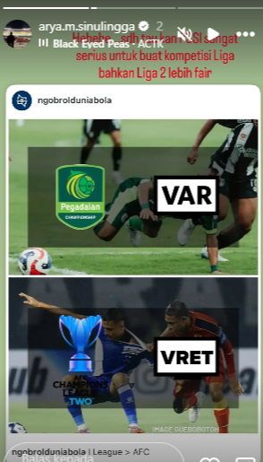 PSSI Angkat Bicara Tak Adanya VAR di ACL 2 usai Persib Dirugikan dan Kalah dari Lion City Sailors
            - galeri foto