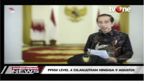 Presiden Resmi Perpanjang PPKM Level 4 Hingga 9 Agustus 2021