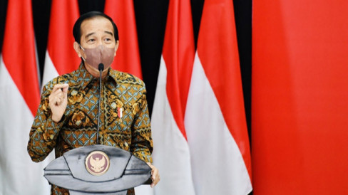 Presiden Jokowi Resmikan Rusun Pasar Rumput