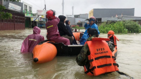 Banjir Rendam Makassar, BPBD Catat Korban Terdampak Mencapai 3.206 Orang