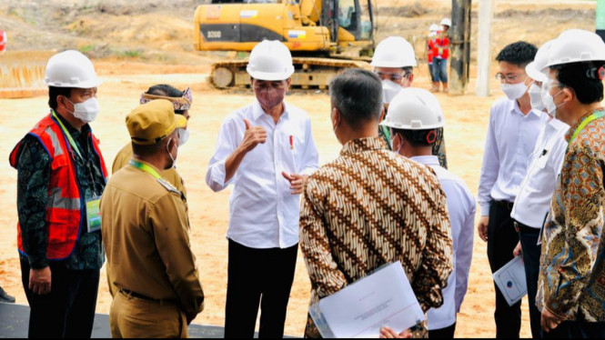 Groundbreaking Kawasan Industri Hijau Indonesia Jokowi Lompatan