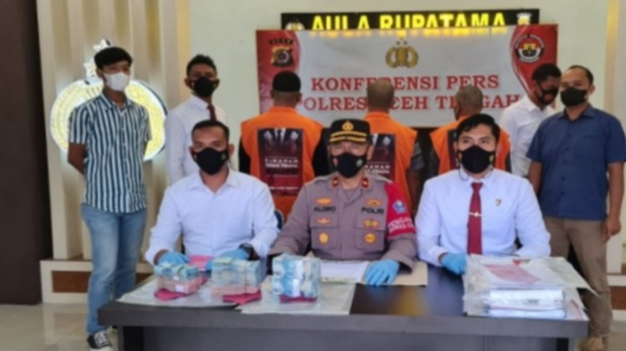Diduga Korupsi Dana Desa Tiga Warga Aceh Tengah Ditahan Polisi