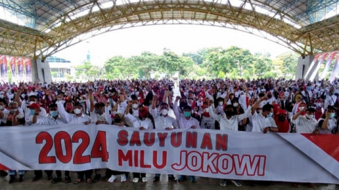 Ribuan Relawan Se-Bandung Raya Dukung Penuh Jokowi Di 2024