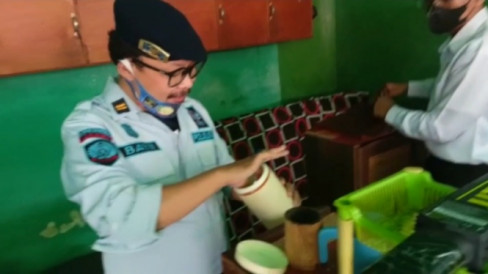 Razia Lapas Kelas II B Bangko, Petugas Gabungan Amankan Puluhan Sajam