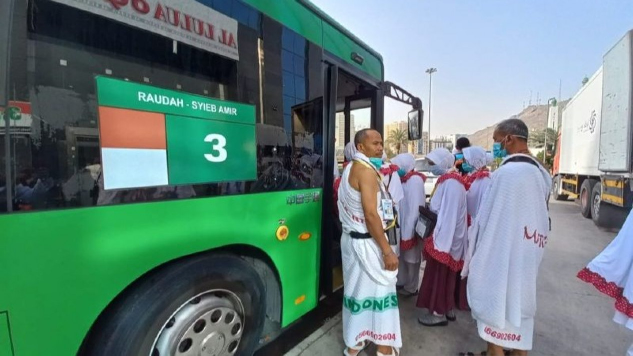 Pelayanan Bus Shalawat Berhenti Beroperasi Saat Puncak Haji Di Arab Saudi