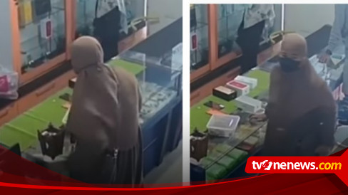 Viral Video Seorang Ibu-ibu Mencuri Handphone Yang Tergeletak Di ...