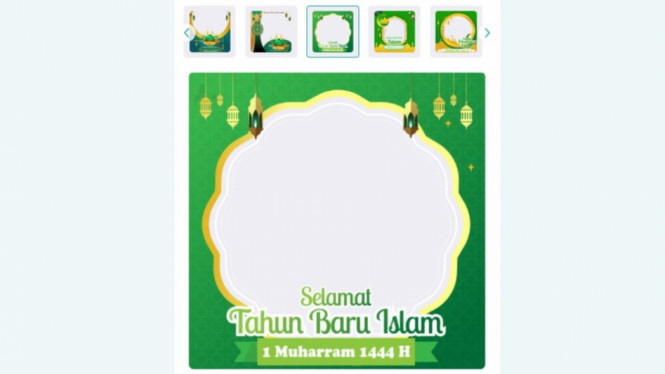 Berikut Link Twibbon Tahun Baru Islam 1 Muharram 1444 Hijriah Dan ...