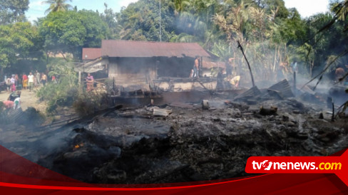 Gegara Korsleting, 3 Unit Rumah Di Langkat Ludes Dilalap Si Jago Merah