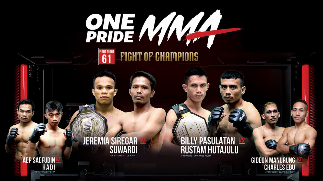 OnePride MMA Fight Night 61 Perebutkan Dua Sabuk Juara Nasional
            - galeri foto