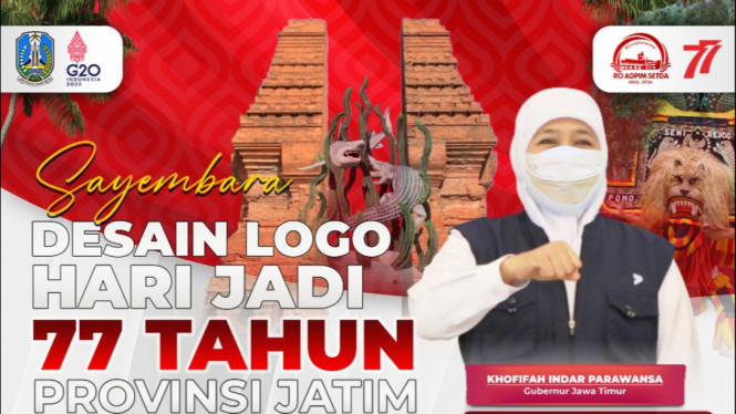 Pemprov Jatim Gelar Sayembara Desain Logo Hari Jadi Provinsi Jatim Ke ...