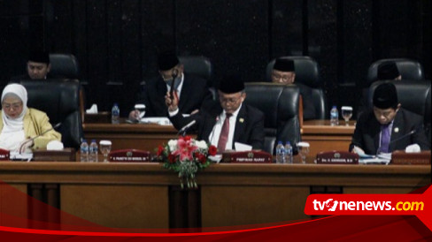 Tok! DPRD DKI Jakarta Resmi Umumkan Usulan Pemberhentian Gubernur Dan ...