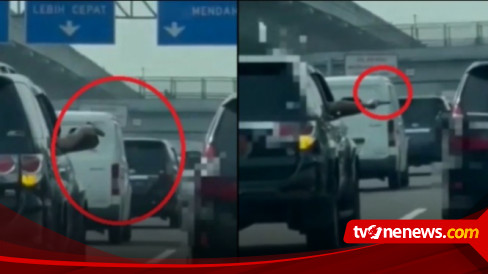 Viral Aksi Koboi Oknum Anggota TNI Yang Todongkan Pistol Di Tol ...