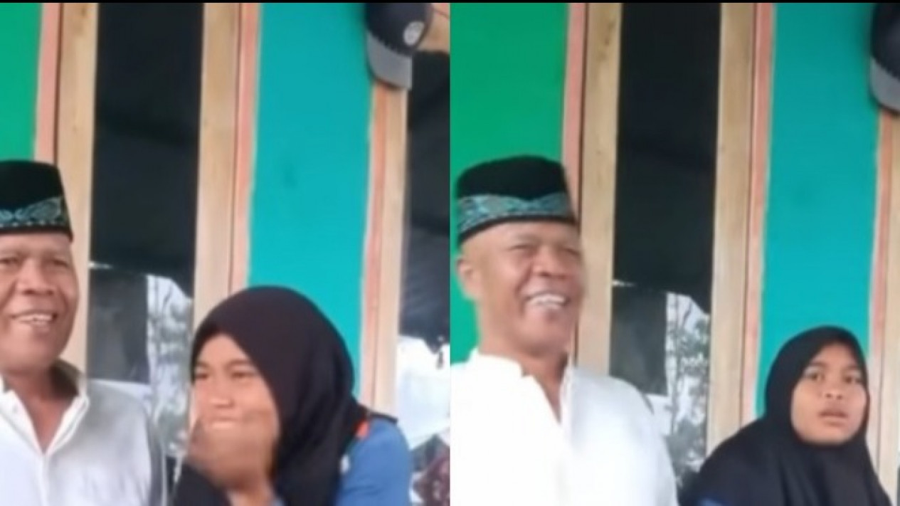 Viral Kakek 52 Tahun Nikahi Gadis Remaja 16 Tahun, Pengakuan Kakek: Nggak Bisa Ditolak Cinta sama Cinta
            - galeri foto