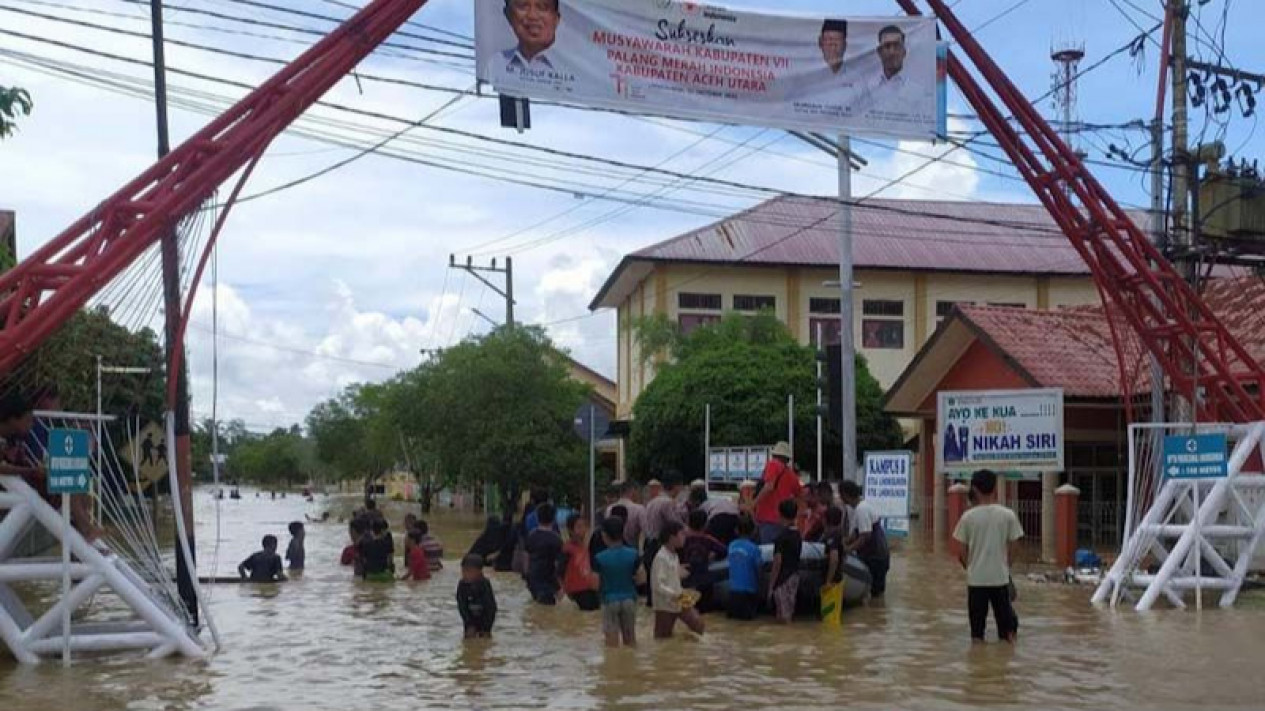 Pemkab Aceh Utara Tetapkan Status Darurat Banjir 