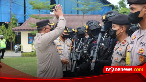 Polres Demak Gelar Apel Konsolidasi Pasca Pilkades Serentak 2022