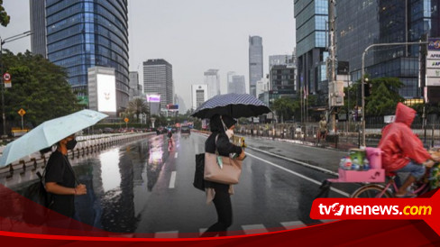 BMKG Prakirakan Jakarta Diguyur Hujan Merata Hari Ini