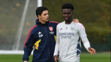 Gelegar Qatar: Bukayo Saka Terancam Absen di Piala Dunia 2022 Qatar karena Cedera, Arteta Berang