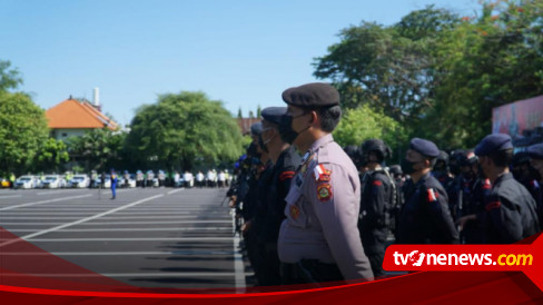 Ratusan Kendaraan Listrik Dan Personil Disiapkan Polda Bali Amankan Puncak Ktt G