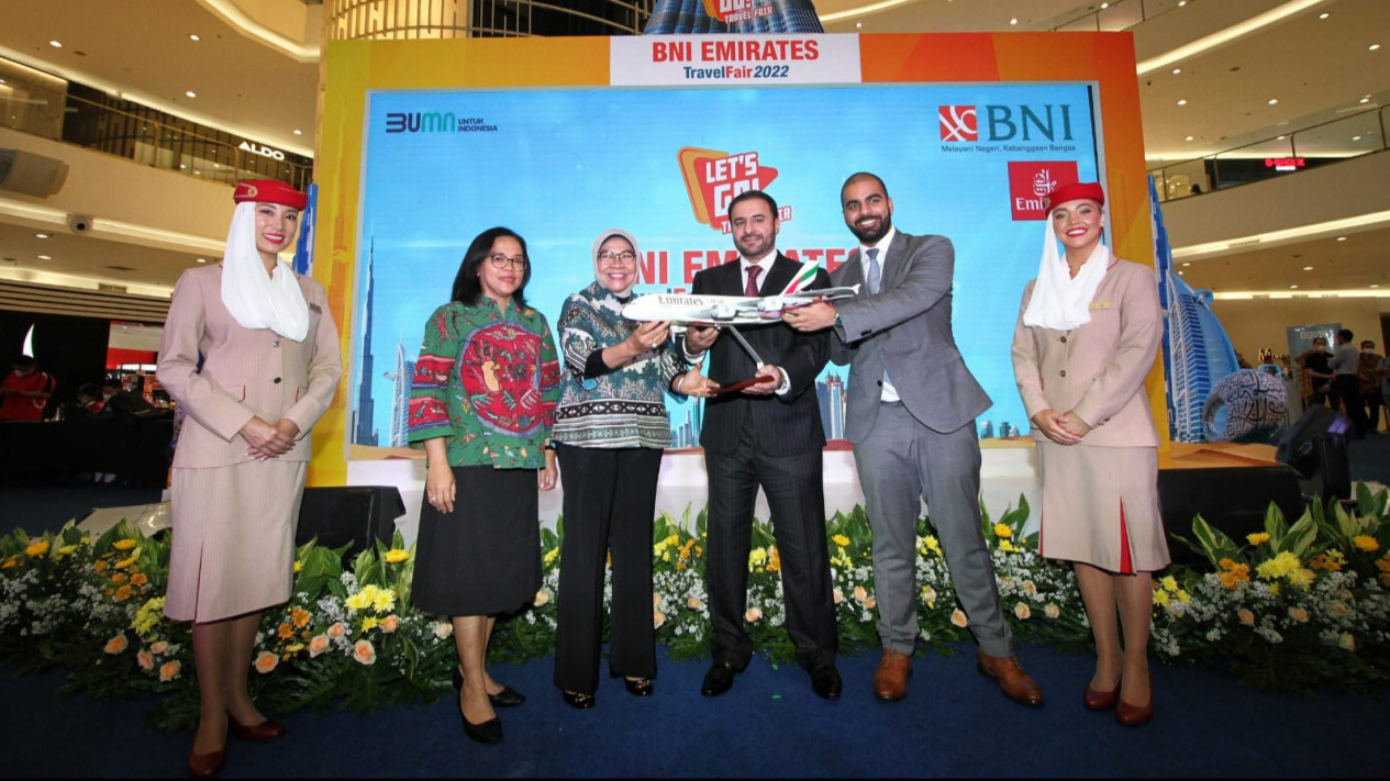 Pertama Kali, BNI dan Emirates Gelar Pameran Perjalanan Bertabur Program Promo
            - galeri foto