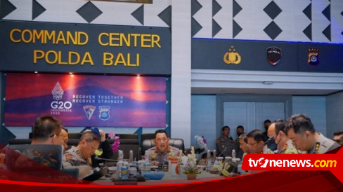 Tinjau Command Center, Kapolri Pastikan Pengamanan KTT G20 di Bali