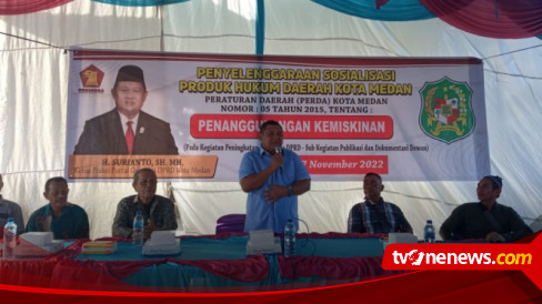 Penanggulangan Kemiskinan, DPRD Medan: Perda No. 5/2015 Untuk Menekan ...