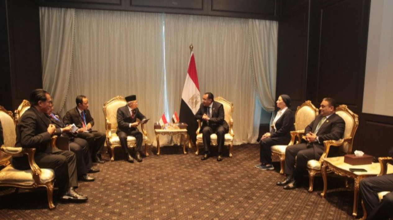 Wakil Presiden RI Ma'ruf Amin Lakukan Pertemuan Bilateral dengan Perdana Menteri Mesir Mostafa Kamal Madbouly
            - galeri foto