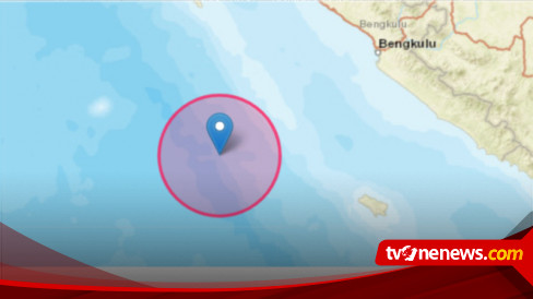 Gempa Magnitudo 6,8 Dirasakan di Sejumlah Daerah di Bengkulu