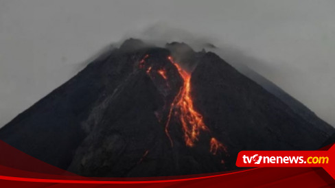 Hari Ini Gunung Merapi Keluarkan Guguran Lava hingga Dua Kali