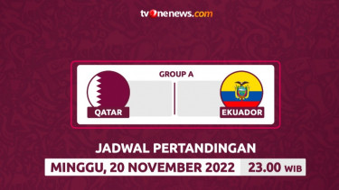 Head to Head Imbang, Qatar Yakin Hadapi Ekuador di Pembukaan Piala Dunia 2022