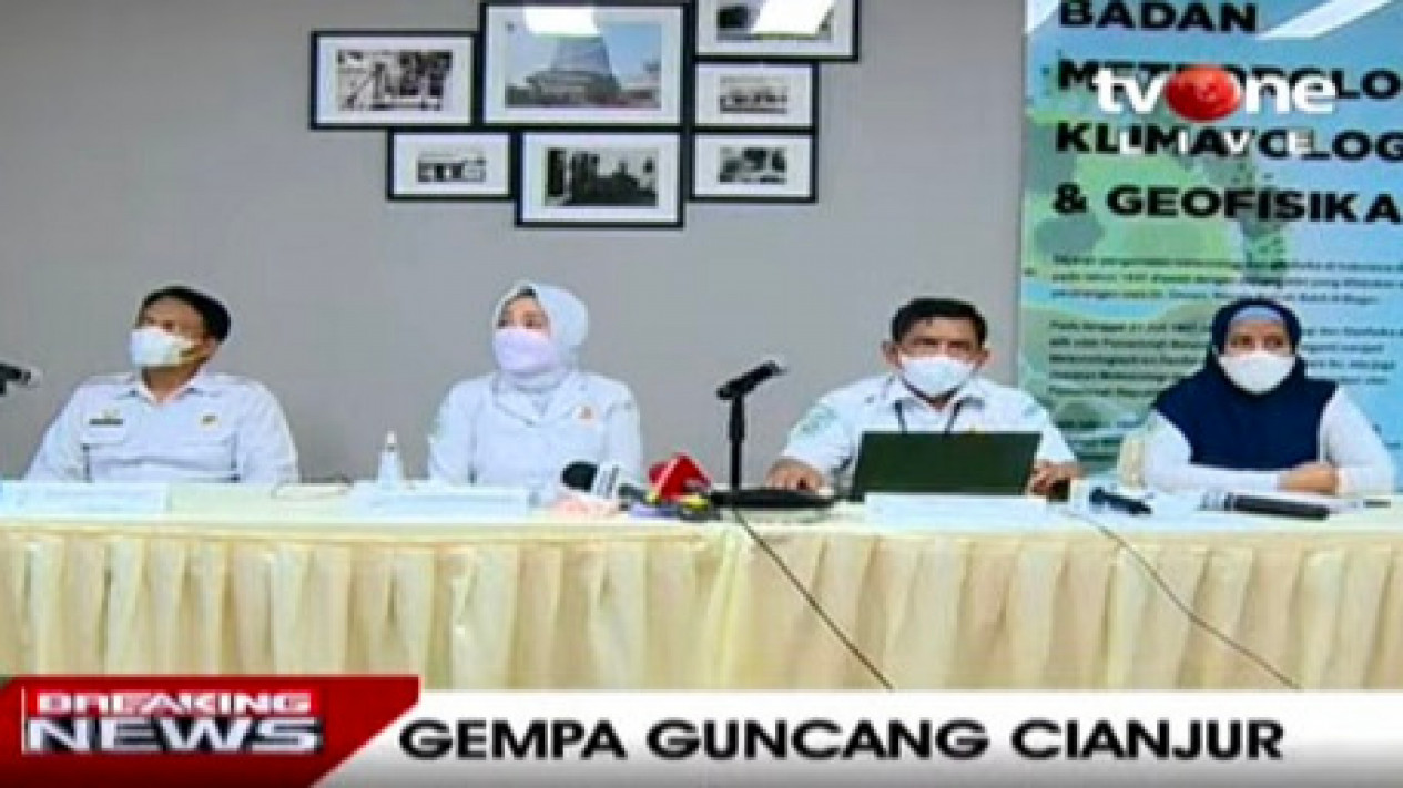 BMKG: Tercatat 25 Kali Gempa Susulan Di Cianjur