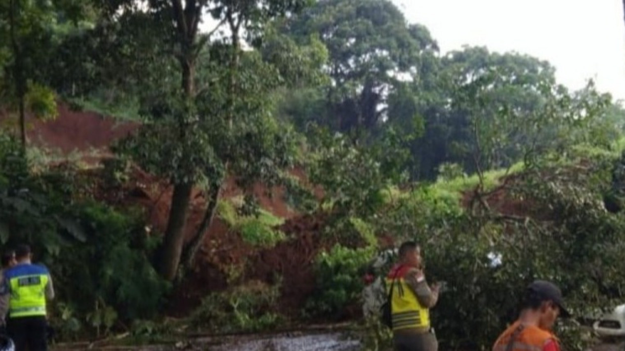 Gempa Cianjur Jalur Puncak Terputus Akibat Longsor 4500