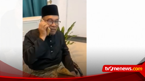 Jokowi Ucapkan Selamat Via Telepon, Anwar Ibrahim: Terima Kasih