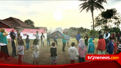 LDP Kemensos Ukir Senyum Ceria Anak-anak Penyintas Gempa Cianjur