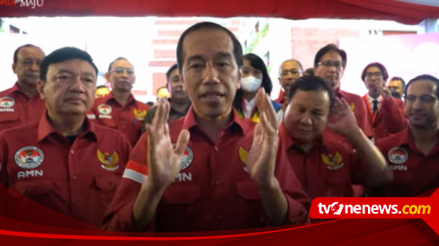 Jokowi: Saya Cek Pak Prabowo Punya Kerutan dan Sebagian Rambutnya Putih