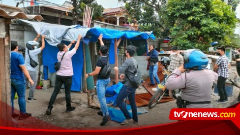 Gerebek Peredaran Narkoba di Kampung Bahari, Polisi Dapat Perlawanan Berupa Pelemparan Petasan oleh Warga