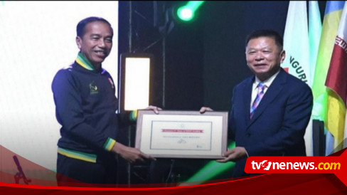 Presiden Joko Widodo Terima Penghargaan Tertinggi Honorary 9th Duan of The International Wushu Federation