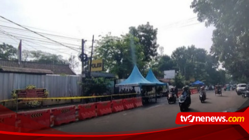 Jalan Depan Polsek Astana Anyar Dibuka Kembali Kamis Ini Usai Ledakan Bom