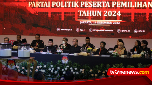 Daftar 17 Parpol Peserta Pemilu 2024 Lengkap Nomor Urutnya, 9 Parpol Ini Pilih Ikut Undian Lagi