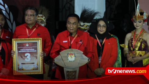 Dapat Nomor Punggung 3 PDIP Siap Bertarung di Pemilu 2024, Pacul: Kami Siap Hattrick