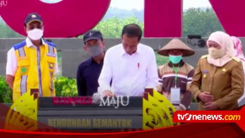 Presiden Resmikan Bendungan Semantok Di Nganjuk Senilai Rp2,5 Triliun