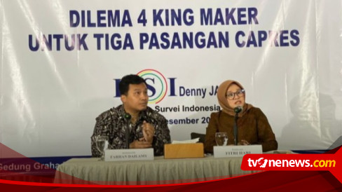 LSI Denny JA Ungkap Dilema Empat "King Maker" Tentukan Capres-Cawapres