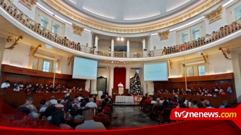 Gereja Immanuel Jakarta Rayakan Natal Tanpa Hura-hura