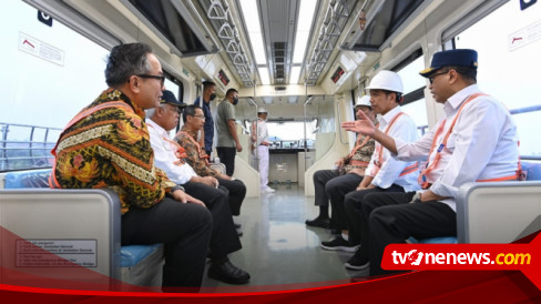 Presiden Jokowi Uji Coba LRT Jabodebek Tanpa Masinis: Bangga Produk Dalam Negeri