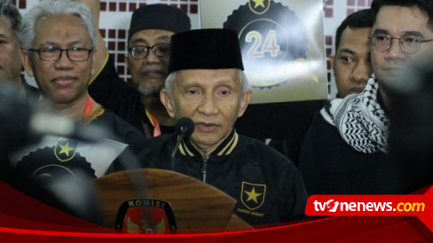 Jadi Peserta Pemilu 2024, Partai Ummat Besutan Amien Rais Gunakan Nomor Urut 24