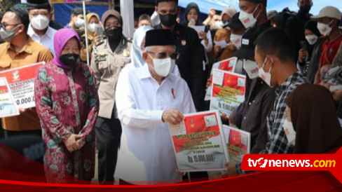 Dampingi Wapres, Mensos Saksikan Penyaluran Santunan 478 Korban Gempa Cianjur