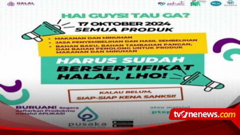 Produk Ini Harus Bersertifikat Halal Di 2024, Kemenag: Ada Sanksi Bagi ...